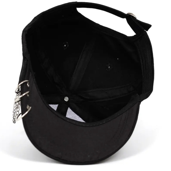 New 1pc Vintage Fashion Personalized Baseball Cap With Chain, hat, T2MIS - Picture 6 of 7